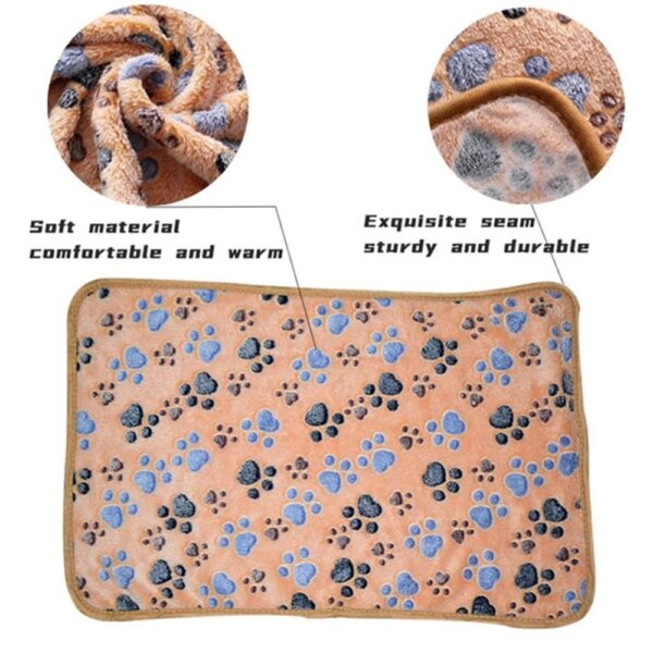 68640-xe1zy6.jpg Soft Fluffy Pet Blanket: High Quality, Cute Cartoon Pattern, Warm and Comfortable for Cats and Dogs