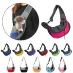 Outdoor Travel Pet Puppy Carrier: Mesh Oxford Single Comfort Shoulder Bag for Dogs, S/L Sizes