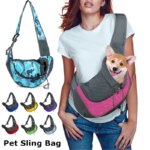 Outdoor Travel Pet Puppy Carrier: Mesh Oxford Single Comfort Shoulder Bag for Dogs, S/L Sizes