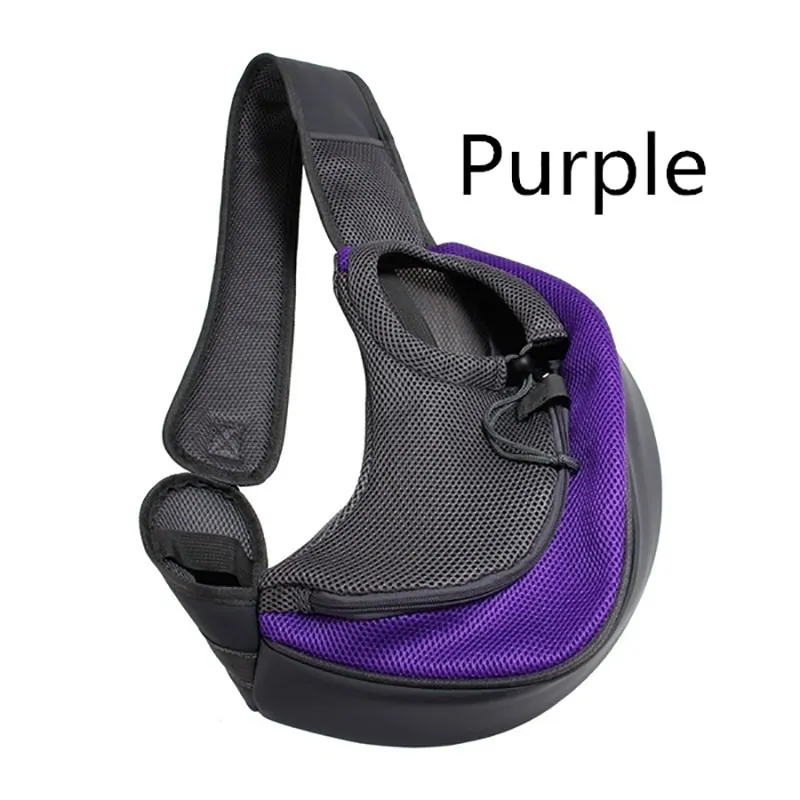 Outdoor Travel Pet Puppy Carrier: Mesh Oxford Single Comfort Shoulder Bag for Dogs, S/L Sizes