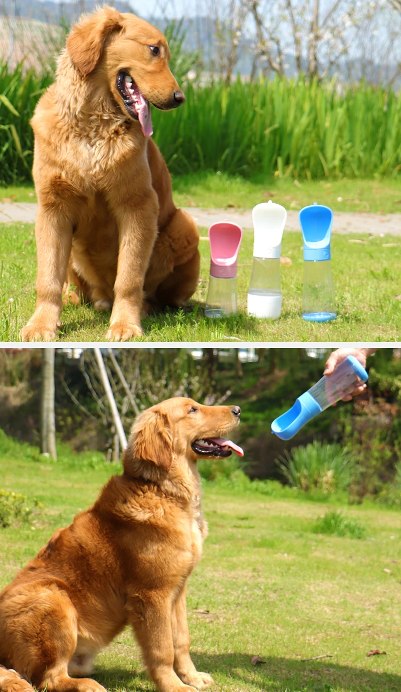 2-in-1 Portable Dog Water Bottle: Ideal for Small to Large Dogs and Cats, Perfect for Outdoor Walking