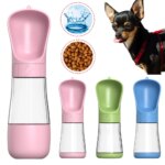 2-in-1 Portable Dog Water Bottle: Ideal for Small to Large Dogs and Cats, Perfect for Outdoor Walking