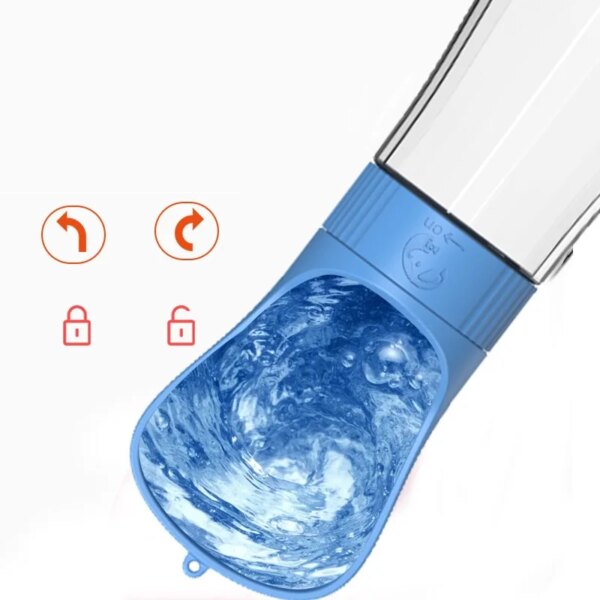 68803-uk5emu.jpg 2-in-1 Portable Dog Water Bottle: Ideal for Small to Large Dogs and Cats, Perfect for Outdoor Walking