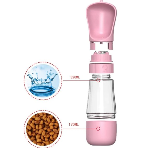 68803-xnge4h.jpg 2-in-1 Portable Dog Water Bottle: Ideal for Small to Large Dogs and Cats, Perfect for Outdoor Walking