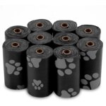 120 Rolls Dog Poop Bags: Outdoor Cleaning Refill Garbage Bags for Pets, 15 Bags/Roll
