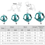 Reflective No-Pull Dog Harness Set: Adjustable Vest Strap with 1.5m Traction Leash, Breathable for Dogs, Puppies, and Cats