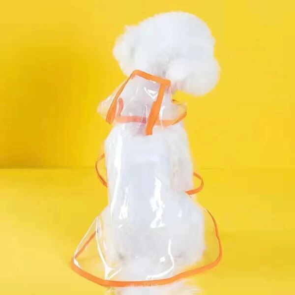 69552-8ocbsn.jpg Transparent Hooded Raincoat: Pet Waterproof Jacket made of Soft PVC, Ideal for Small Dogs and Puppies