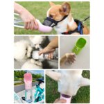 Portable Pet Dog Water Bottle Feeder Bowl: Ideal for Outdoor Travel, Convenient Drinking Solution for Dogs