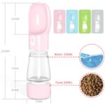 Portable Pet Dog Water Bottle Feeder Bowl: Ideal for Outdoor Travel, Convenient Drinking Solution for Dogs