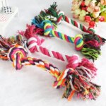 Pet Molar Bite-resistant Cotton Rope Knot: Dog Toy for Small Puppies, Teeth Cleaning Chew Toy