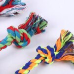 Pet Molar Bite-resistant Cotton Rope Knot: Dog Toy for Small Puppies, Teeth Cleaning Chew Toy