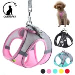 Adjustable Dog Harness Leash Set: For Small Dogs like French Bulldogs, Chihuahuas, and Pugs. Ideal for Outdoor Walking