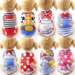 Cartoon Summer Shirt: Soft Vests for Puppy Dogs, Casual T-Shirt for Small Pets