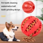 Natural Rubber Dog Chew Toy: Tooth Cleaning Treat Ball, Extra-Tough Interactive Elasticity Ball (5cm), Pet Product