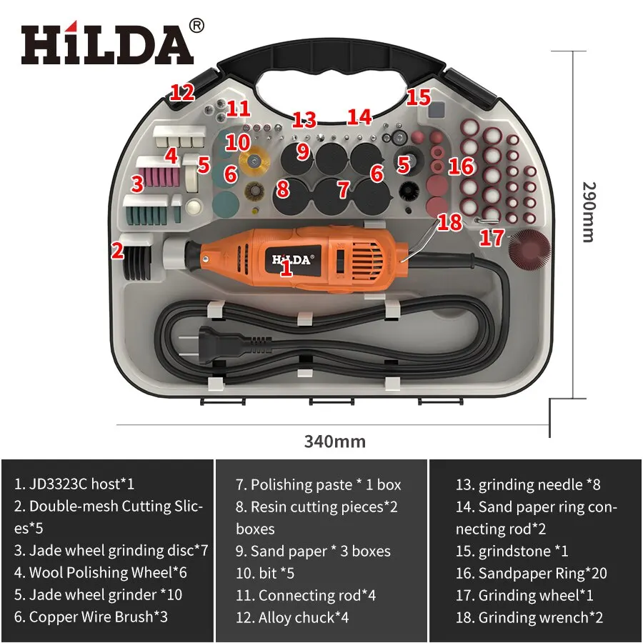 Electric Mini Drill Grinder: Engraving Pen with Rotary Tool Grinding Machine Accessories