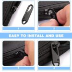 10 Pcs Zipper Slider Puller: Instant Zipper Repair Bag Replacement Buckles for Travel Bags, Suitcases, DIY Sewing Craft