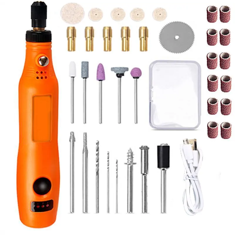 Electric Micro Grinder: Charging Carving, Peach Core Grinding, Word Polishing, Small Drill