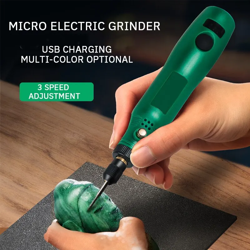 Electric Micro Grinder: Charging Carving, Peach Core Grinding, Word Polishing, Small Drill