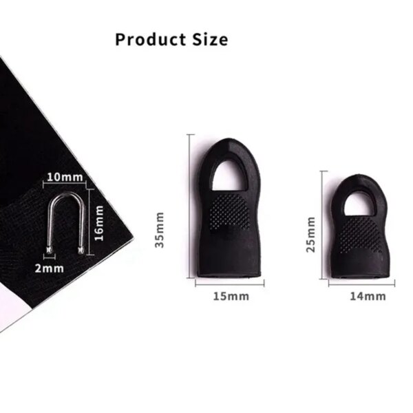70006-5nm3i2.jpg 10pcs Replacement Zipper Puller Set: Suitable for Bags, Suitcases, Backpacks, Tents