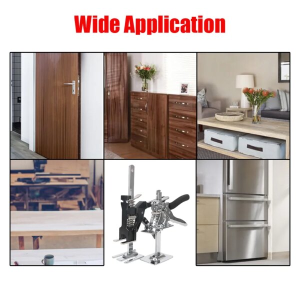 70261-dpujsx.jpg Tile Height Adjuster Elevator Tool: Multifunctional Labor-Saving Arm Jack for Door Panel Drywall Lifting, Hand Lifting Tool Lifter