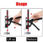 Tile Height Adjuster Elevator Tool: Multifunctional Labor-Saving Arm Jack for Door Panel Drywall Lifting, Hand Lifting Tool Lifter
