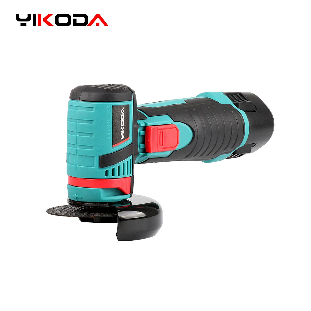 YIKODA Mini 12V Brushless Angle Grinder: Cordless Polishing Grinding Machine, Diamond Cutting DIY Power Tools