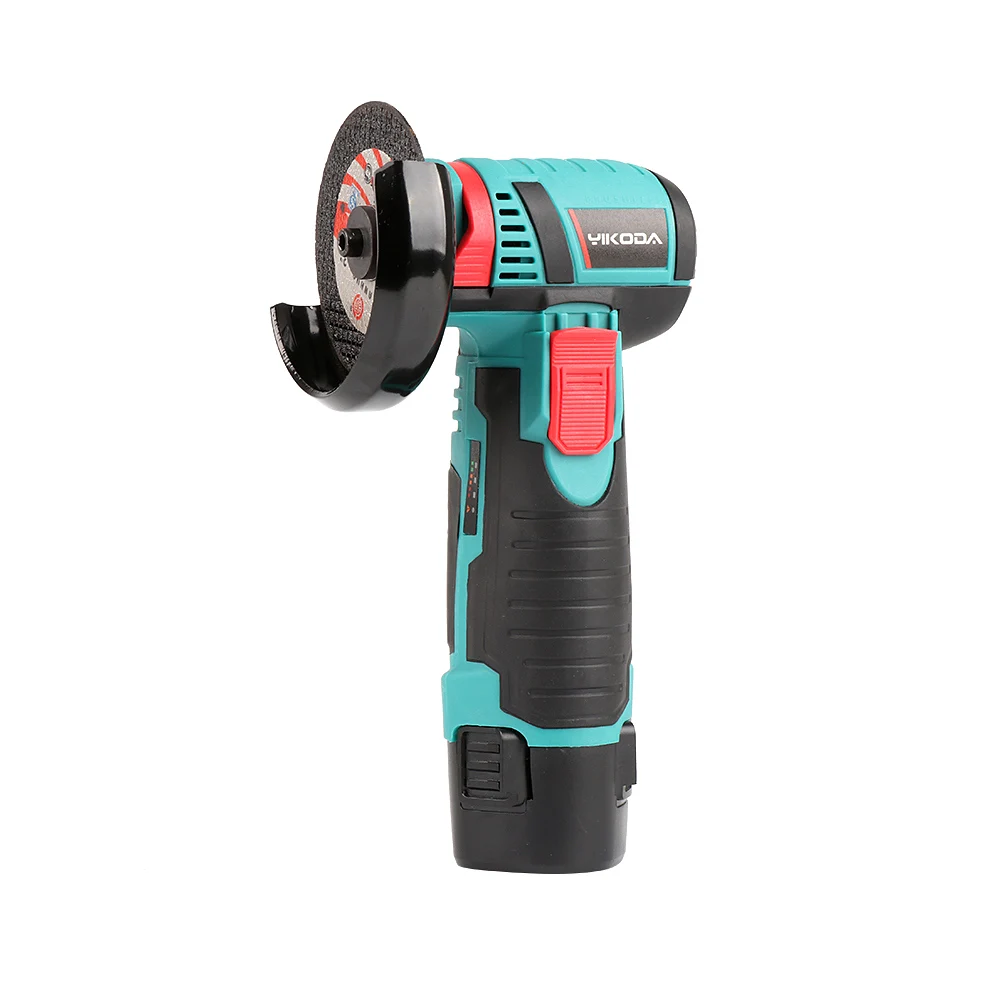 YIKODA Mini 12V Brushless Angle Grinder: Cordless Polishing Grinding Machine, Diamond Cutting DIY Power Tools