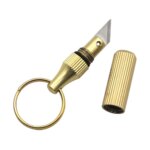 Mini Brass Engraving Knife: Portable Keychain