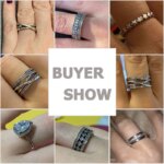 Authentic Princess Tiara Crown Ring: Sparkling Love Heart, 925 Silver