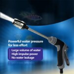 High-Pressure Car Wash Water Gun: Long Alloy Pole