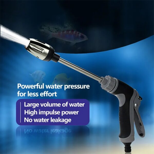 70809-udwiqw.jpg High-Pressure Car Wash Water Gun: Long Alloy Pole