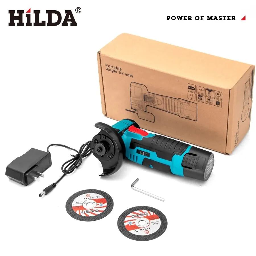 HILDA 12v Mini Angle Grinder: Rechargeable Power Tool