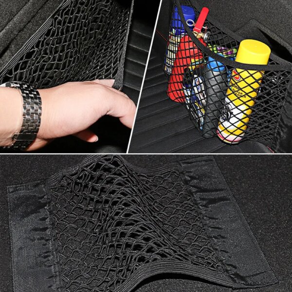 71446-5gaq2b.jpg Car Rear Mesh Trunk Seat Organizer: Universal Storage