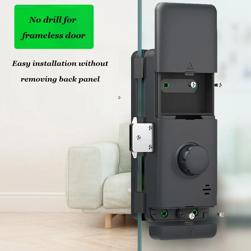 Smart Lock: Glass & Wooden Door, TTLOCK APP Enabled