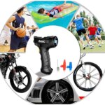 120W Handheld Air Compressor: Wireless/Wired Inflator