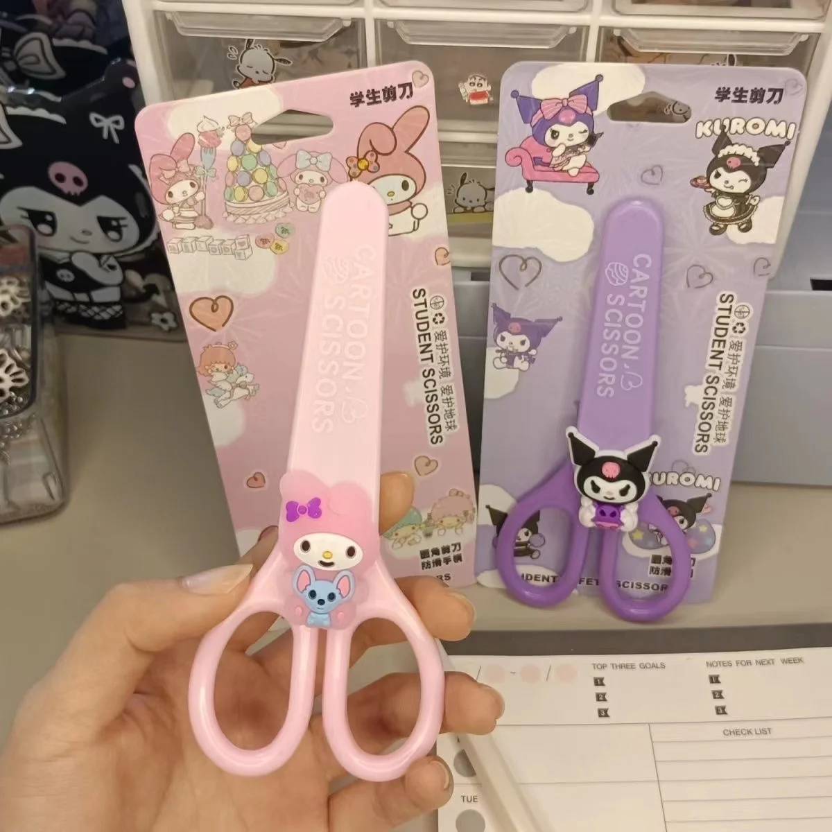 Sanrio Hand Made Scissors: Kuromi, Cinnamoroll, Melody