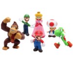 Super Mario Bros PVC Action Figures: 6pcs Model Set
