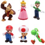 Super Mario Bros PVC Action Figures: 6pcs Model Set