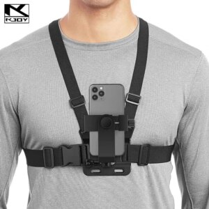 Adjustable Phone Clip Holder: Chest Strap