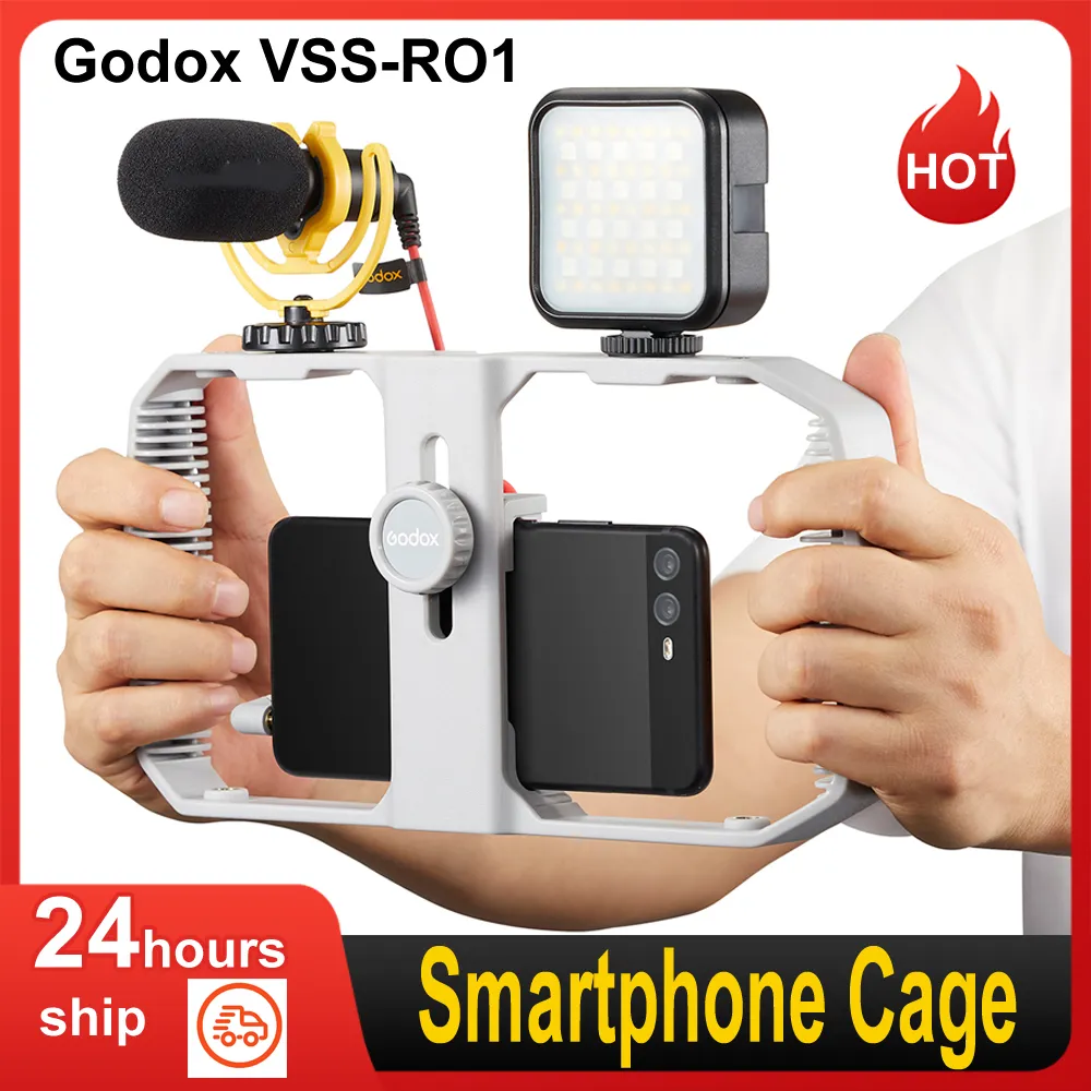 Godox VSS-RO1: Smartphone Cage Video Kit & Handle Grip