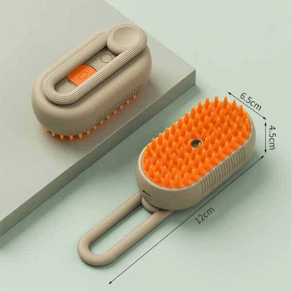 Portable Electric Spray Cat Hair Brush: Retractable Handle, Dog Massage Comb for Pet Hair Removal and Grooming