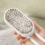 Portable Electric Spray Cat Hair Brush: Retractable Handle, Dog Massage Comb for Pet Hair Removal and Grooming