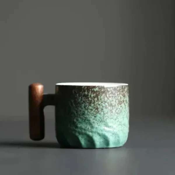 80ML-Ceramic-Coffee-Cup-Office-Water-Cup-Filter-Tea-Mug-Wooden-Handle-Coffee-Mug-Handmade-Tea.jpg_640x640.jpg_ (1) 80ml Ceramic Mug (Filter) - Handmade, Wood Handle, Gift