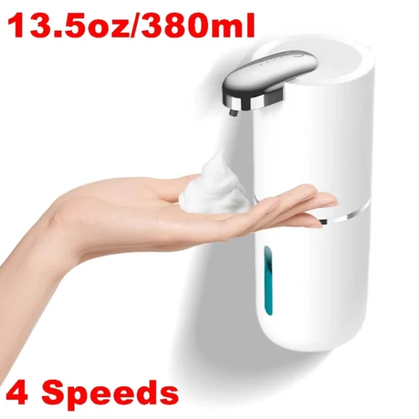 Automatic-Soap-Dispenser-Battery-Operated-400ML-Hand-Sanitizer-Dispenser-Touchless-PX6-Waterproof-for-Kitchen-Bathroom-Washroom.jpg_640x640.jpg_ (6) Automatic Touchless Hand Sanitizer Soap Dispenser (400ml) - Battery Powered, Waterproof