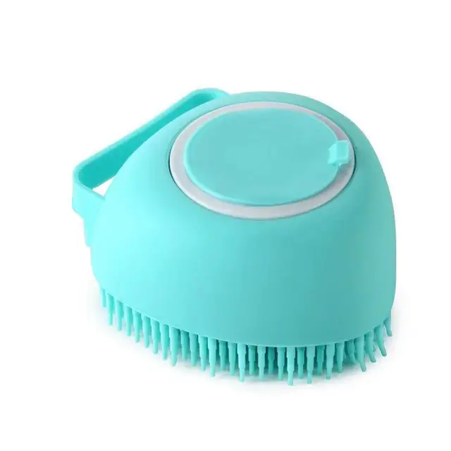 Pet Bath Massage Gloves Brush (Soft Silicone) - Dogs & Cats, Gentle Brushing