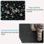 Cat Litter Mat Double Layer Waterproof Non-slip Sand Cat Pad Washable Bed