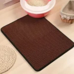 Cat Litter Mat Double Layer Waterproof Non-slip Sand Cat Pad Washable Bed
