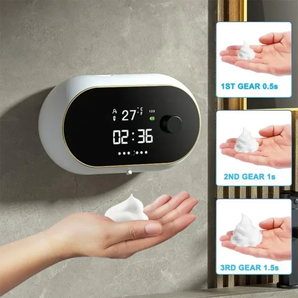 Creative-Liquid-Foam-Soap-Dispensers-Time-Temperature-Display-Human-Body-Induction-Hand-Wash-Waterproof-Automatic-Soap.jpg_ Automatic Soap Dispenser Tree & Shadow