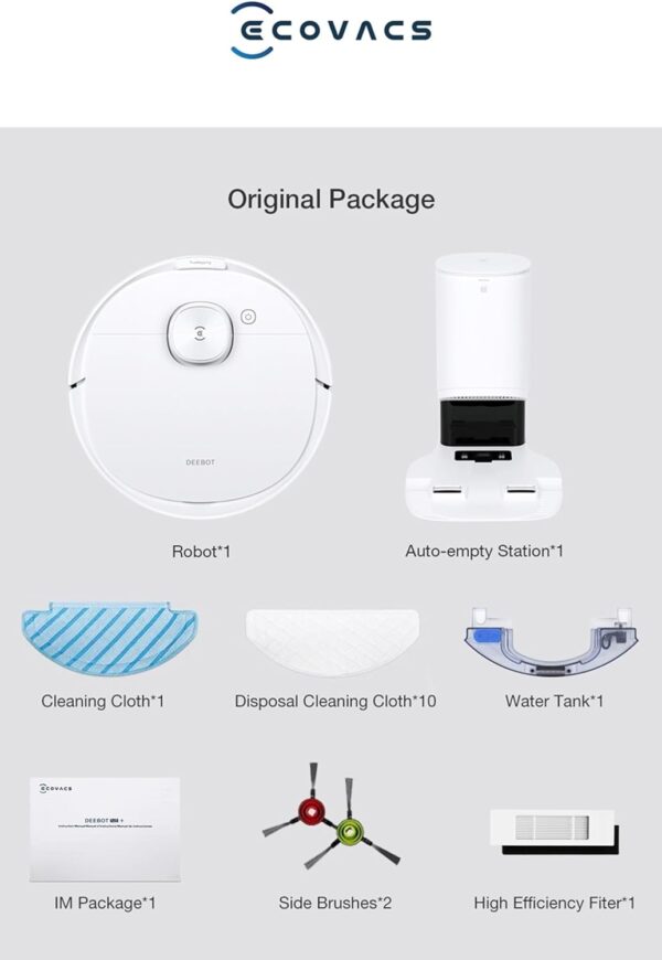 ECOVACS DEEBOT N8+ Robot Vacuum Cleaner Tree & Shadow 61eTmLM81gL._AC_SL1500_ Robot Vacuum Cleaner ECOVACS DEEBOT N8+
