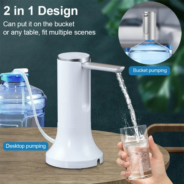 Electric-Water-Gallon-Bottle-Pump-Foldable-Automatic-Water-Dispenser-19-Liters-Bottle-Rechargeable-Desktop-Drinking-Water.jpg_ (3) Rechargeable Electric Water Pump (19L) - Foldable Automatic Water Dispenser
